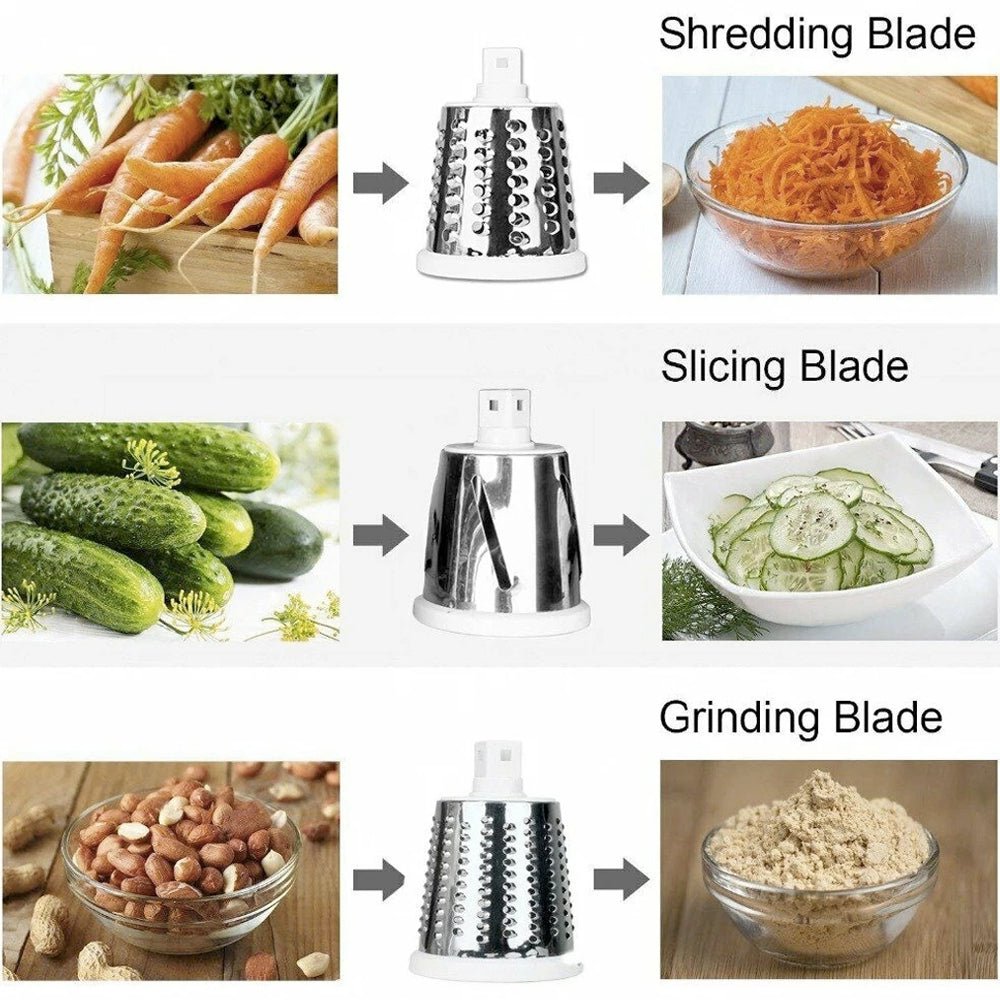Multi - functional Stainless Steel Kitchen Slicer/Grater Kit - Sharp Essence