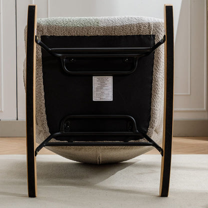 Modern Patchwork Rocking Chair – Macaron Edition