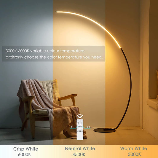 Modern Curve Floor Lamp | New Version