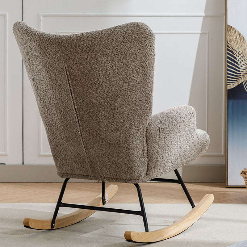 Modern Patchwork Rocking Chair – Macaron Edition