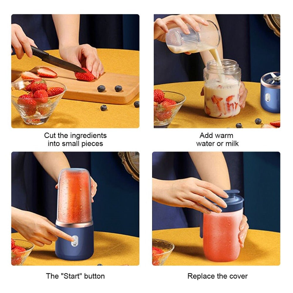 Twin Gear Portable Juice Blender - Sharp Essence