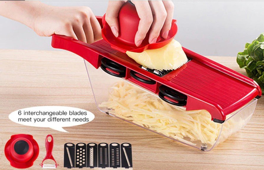 Stainless Steel 6 Blades Vegetable Slicer - Sharp Essence