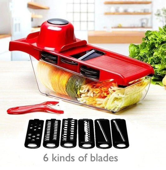 Stainless Steel 6 Blades Vegetable Slicer - Sharp Essence